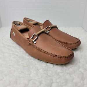 Riomar The Halyard Deck Driver Watherman Men's Loafers Size 8.5 Brown Leather